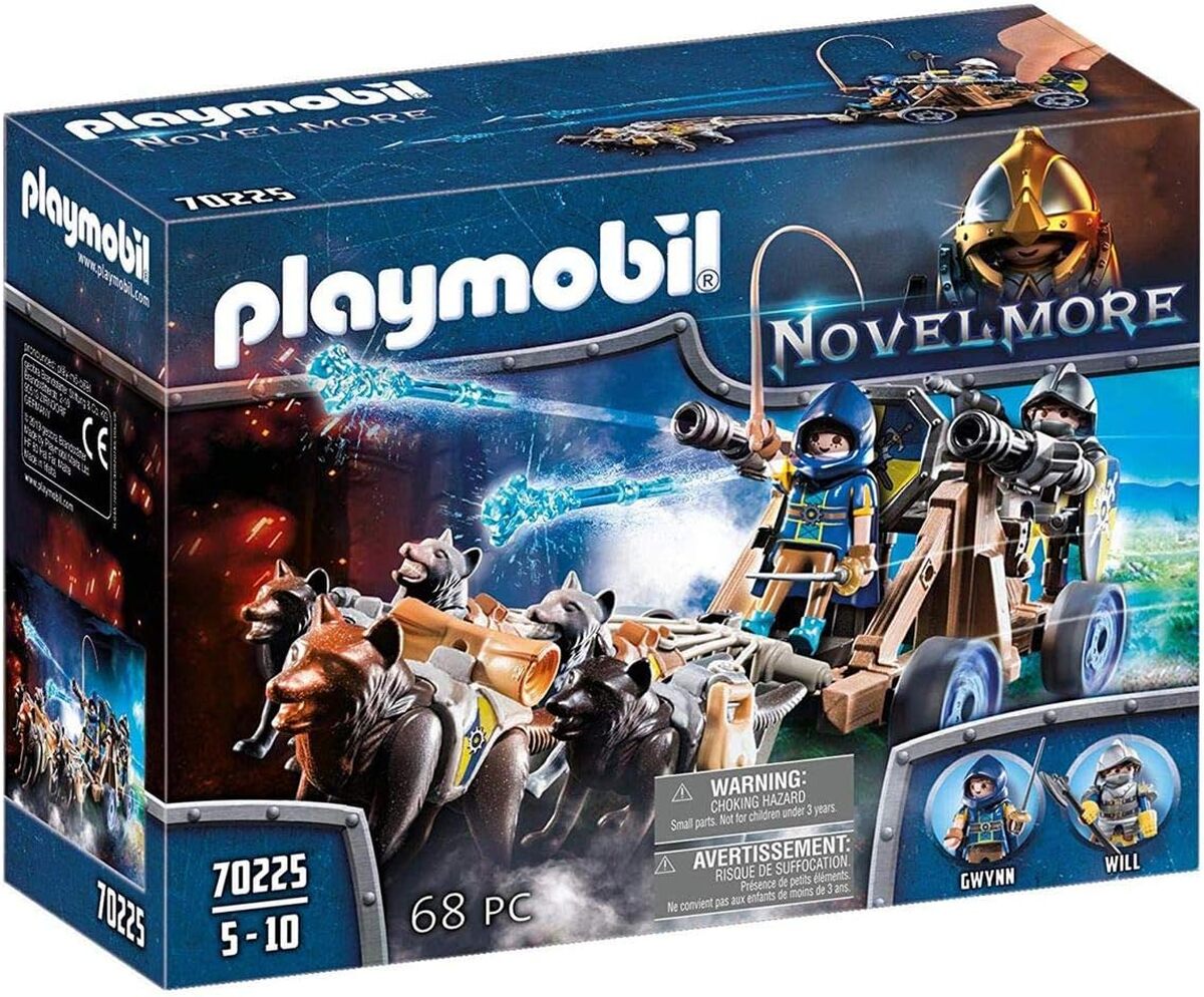 Test du canon avec loups Playmobil Chevaliers Novelmore