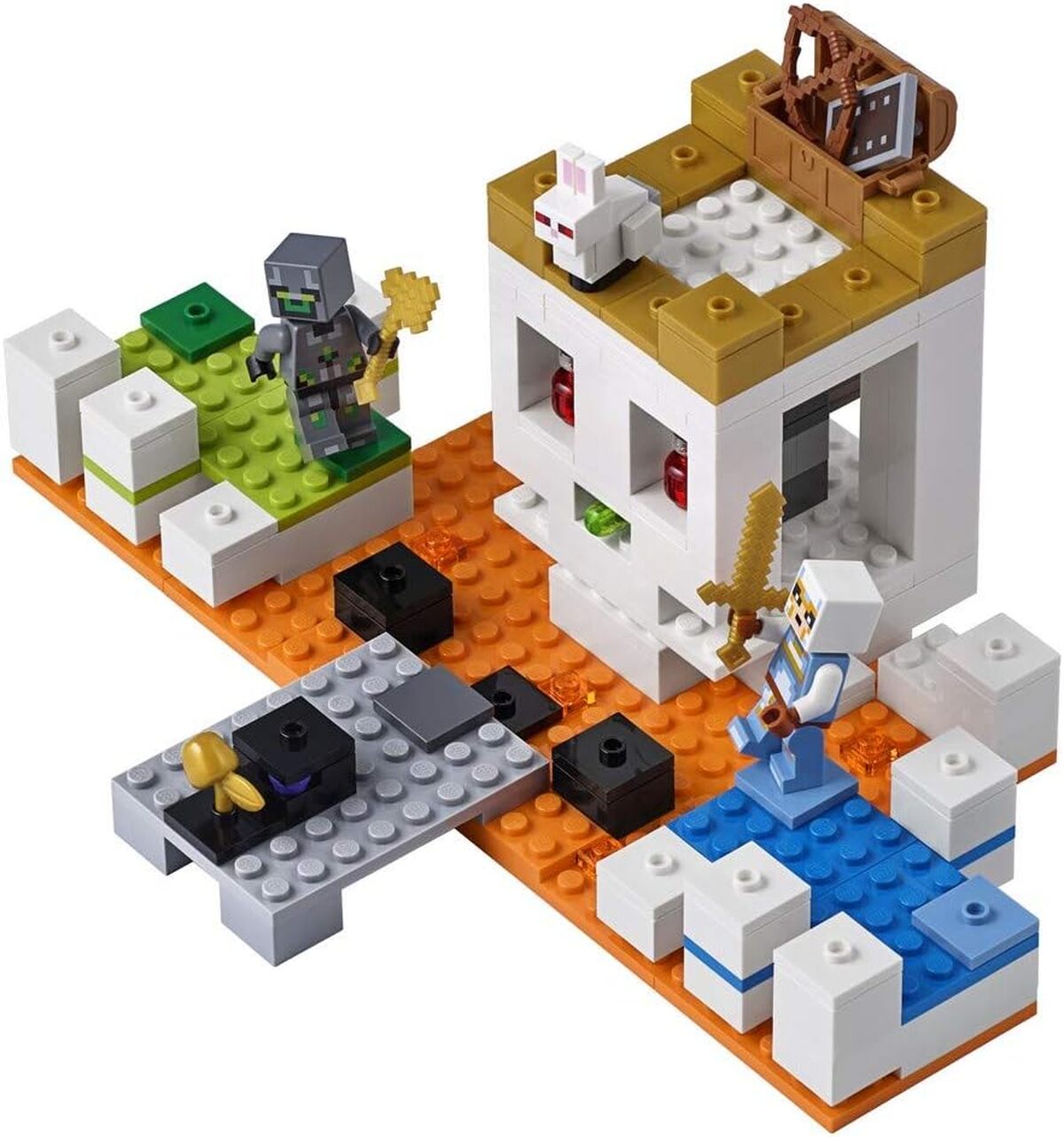 Test du kit construction LEGO Minecraft 21145 : l'arène du crâne