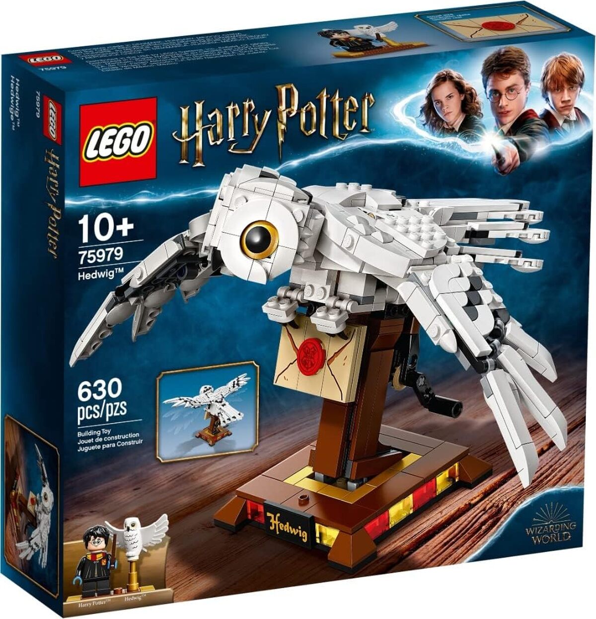 Test du LEGO 75979 Harry Potter Hedwig : ailes mobiles en action