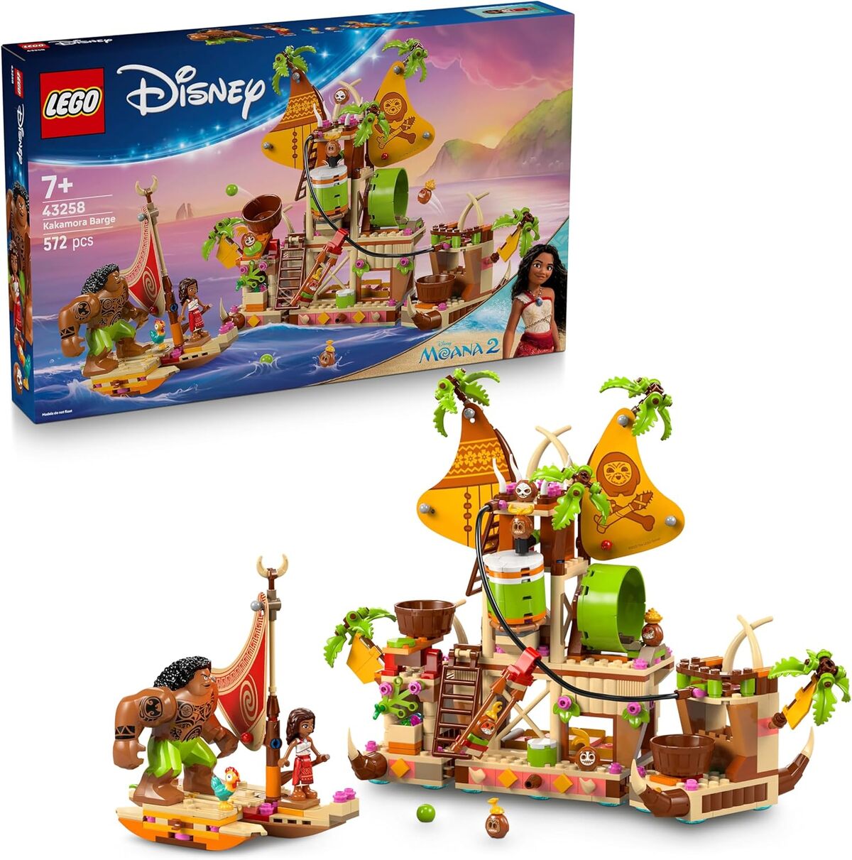 Test du LEGO Disney Vaiana : navire Kakamora 43258
