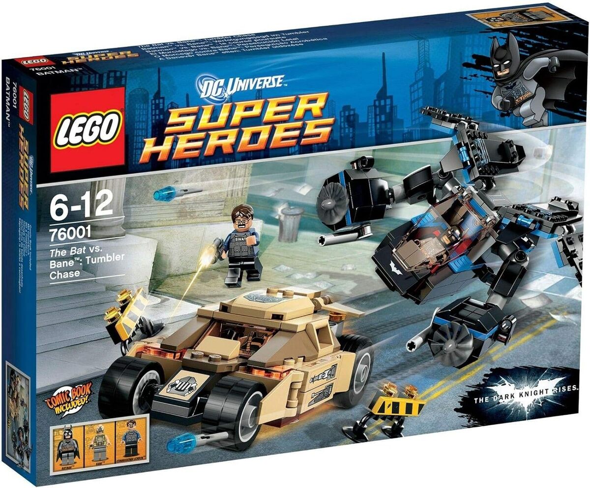 Test du LEGO Super Heroes DC Universe 76001 : course poursuite Batman Vs Bane