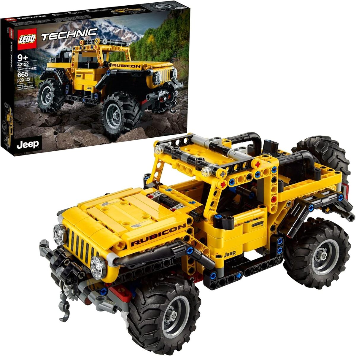 Test du LEGO Technic 42122 : jeep Wrangler Rubicon en 665 pièces