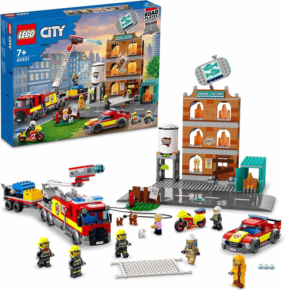 Test du set LEGO City Fire 60321 : la brigade des pompiers en action