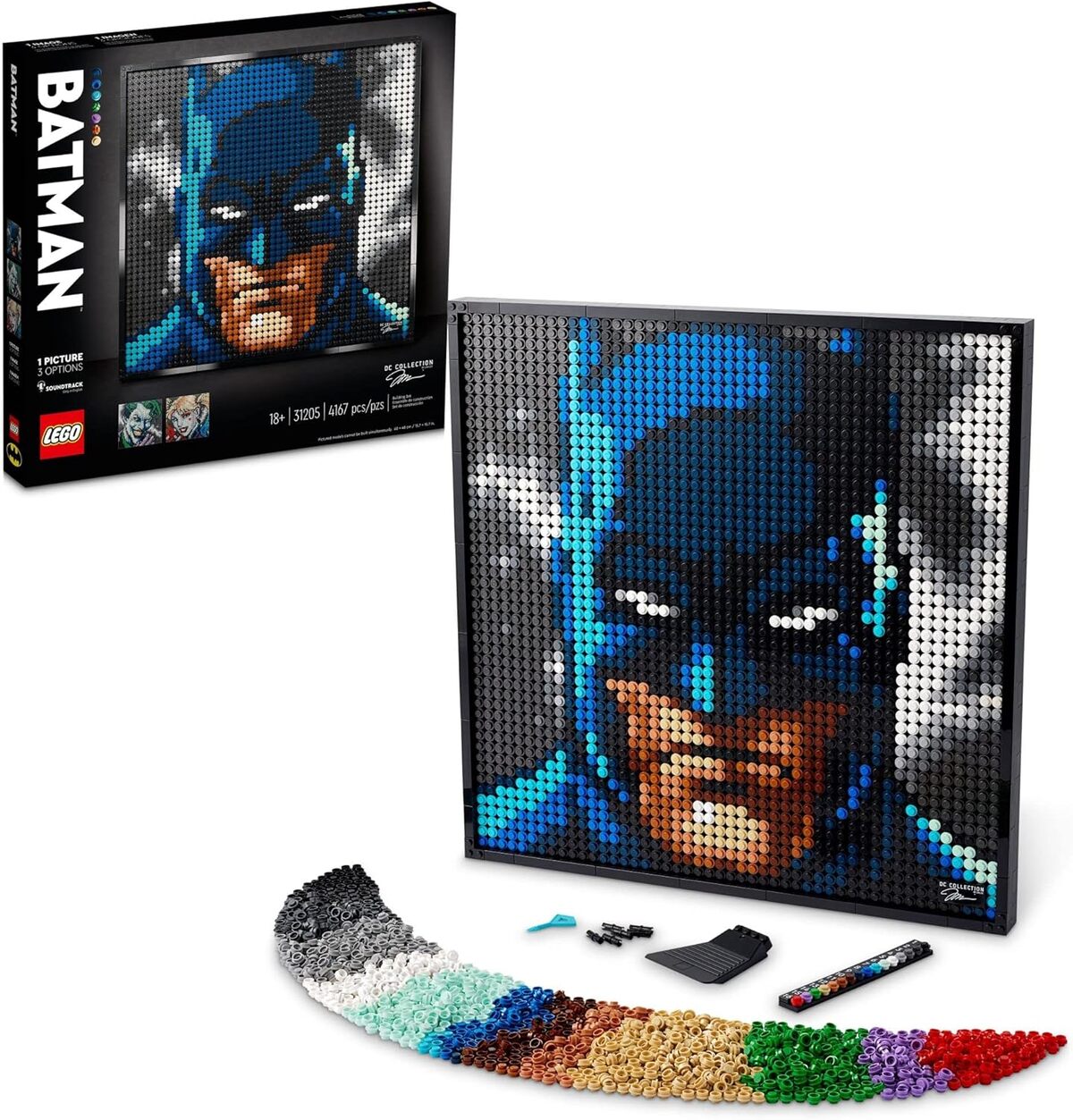 Test : lego Art Jim Lee Batman Collection 31205, la décoration murale ultime