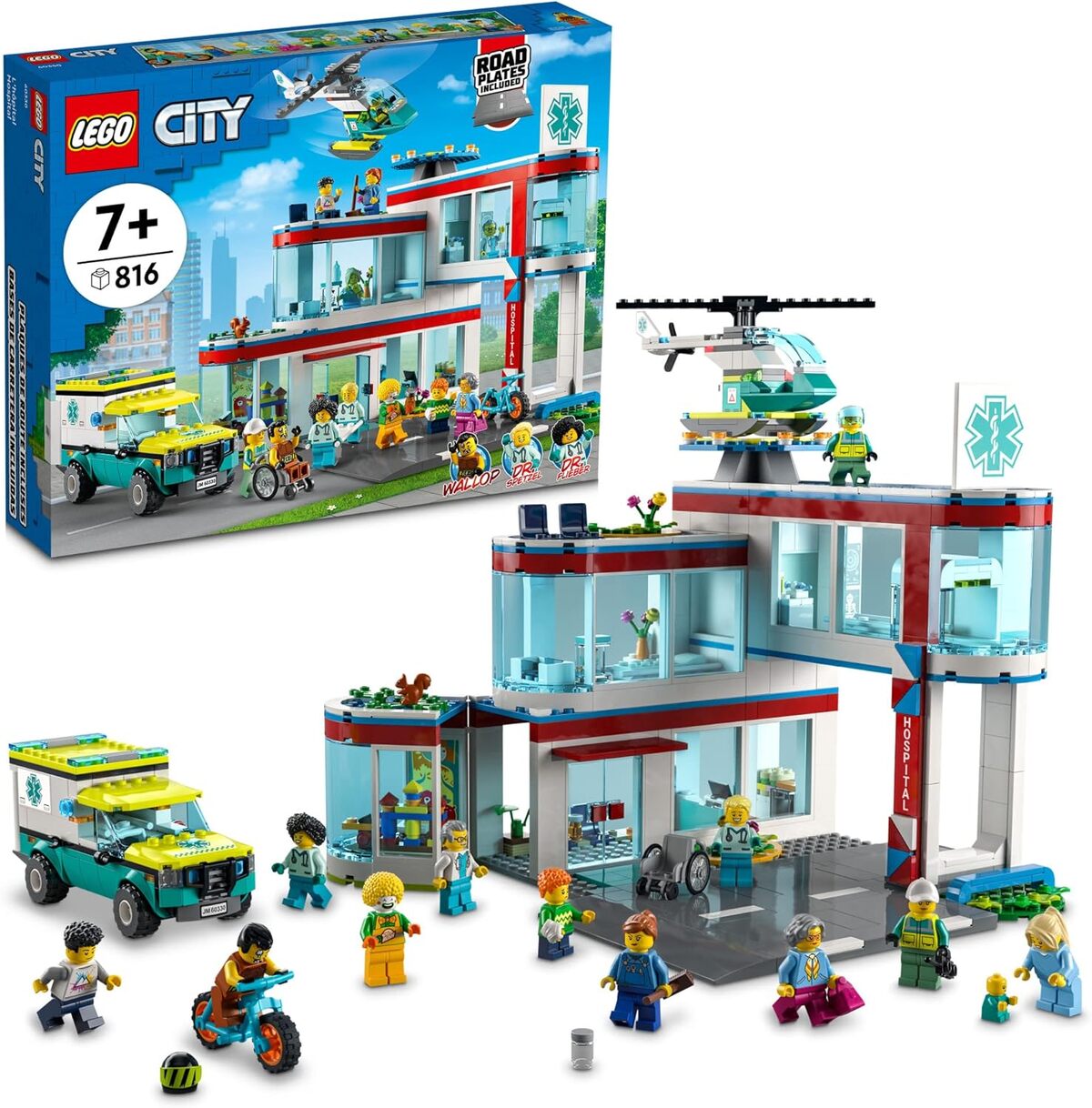 Test : lego City Hospital 60330, hôpital de construction pour les jeunes sauveteurs