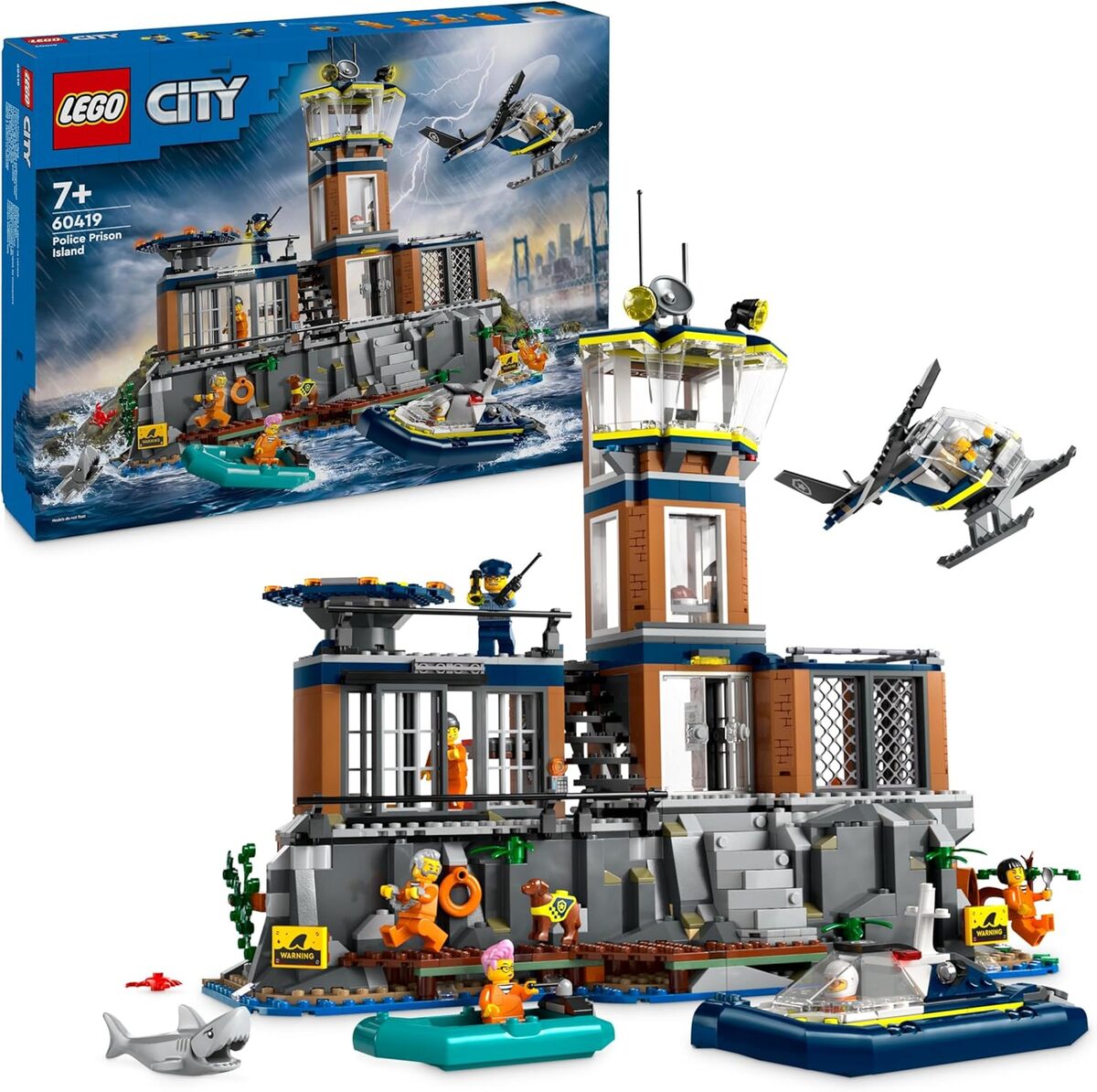 Test : lego city la prison de la police en haute mer 60419, aventures maritimes captivantes