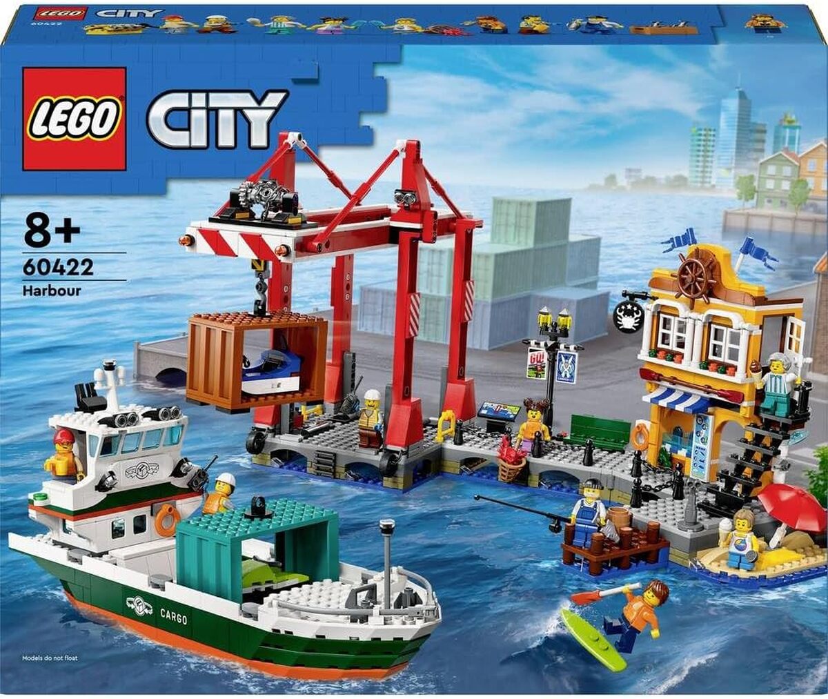 Test LEGO City : le port et le navire marchand 60422 pour jeunes constructeurs