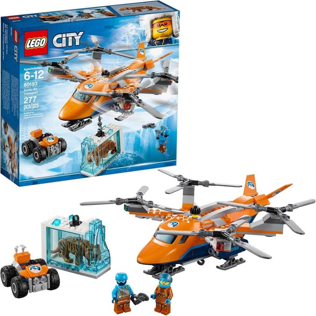 Test : lego City transport aérien arctique 60193, kit de 277 pièces