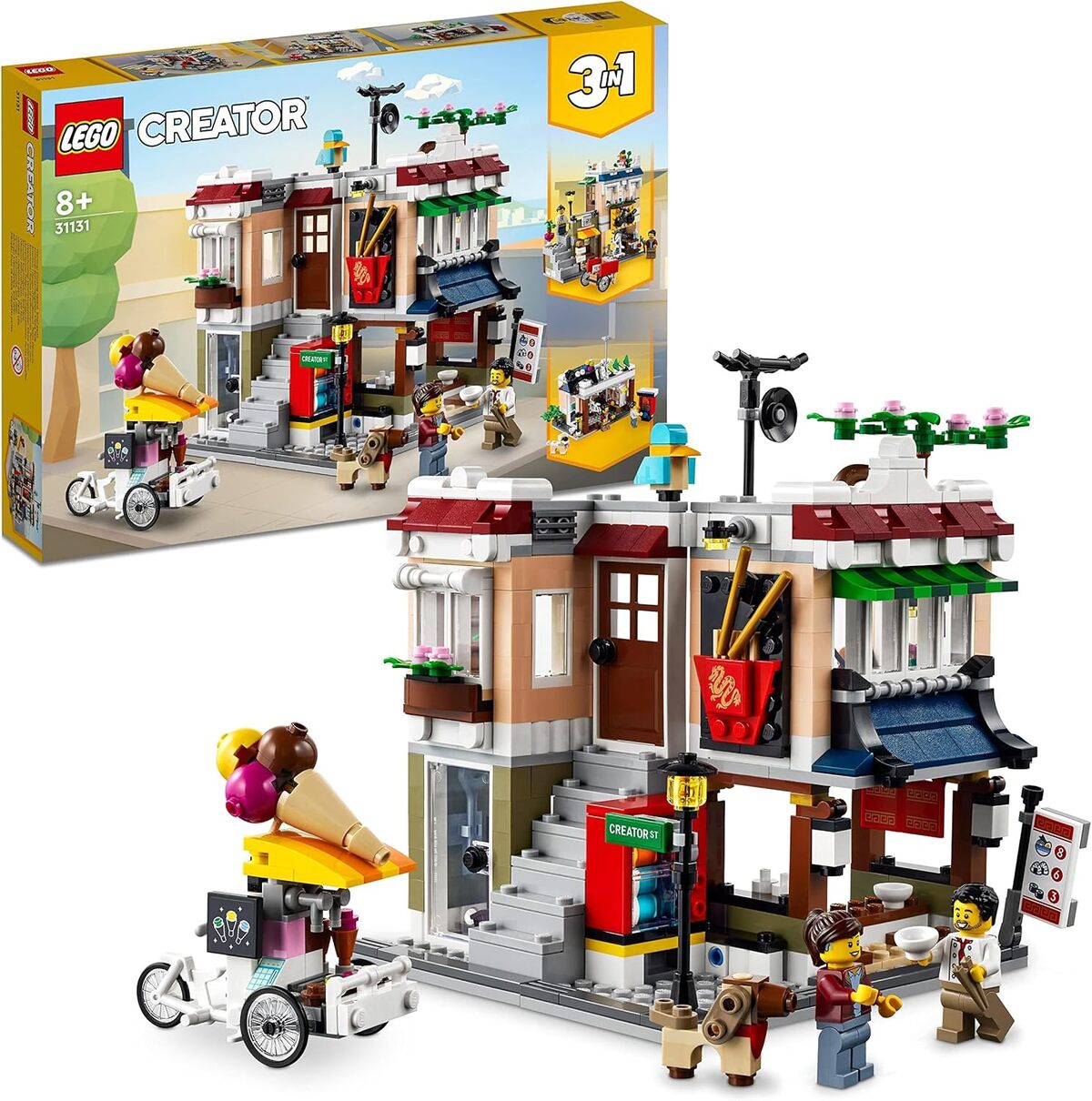 Test : lEGO Creator 31131 le magasin de nouilles transformable