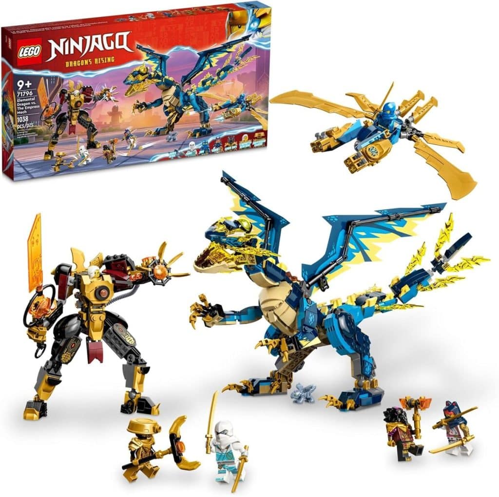 Test : lego ninjago Elemental Dragon et Impress Mech 71796, kit de construction épique