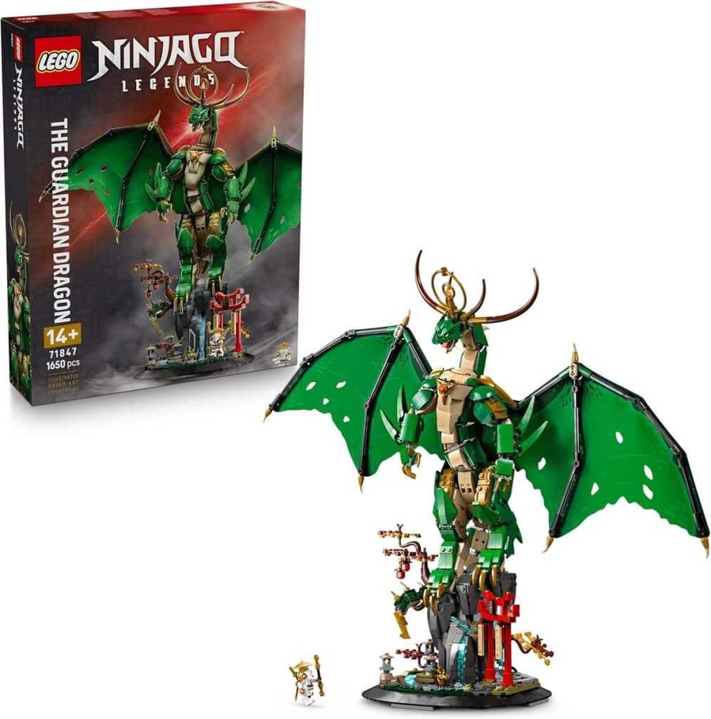 Test : lEGO Ninjago Le Dragon Gardien 71847 - maquette articulée et minifigurine