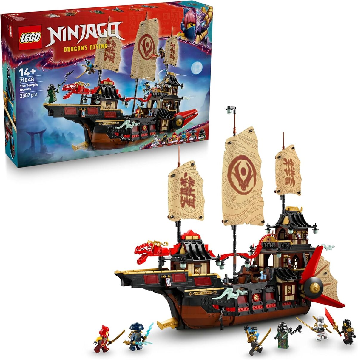 Test : lego Ninjago Temple Bounty 71848, le bateau interactif des maîtres ninjas