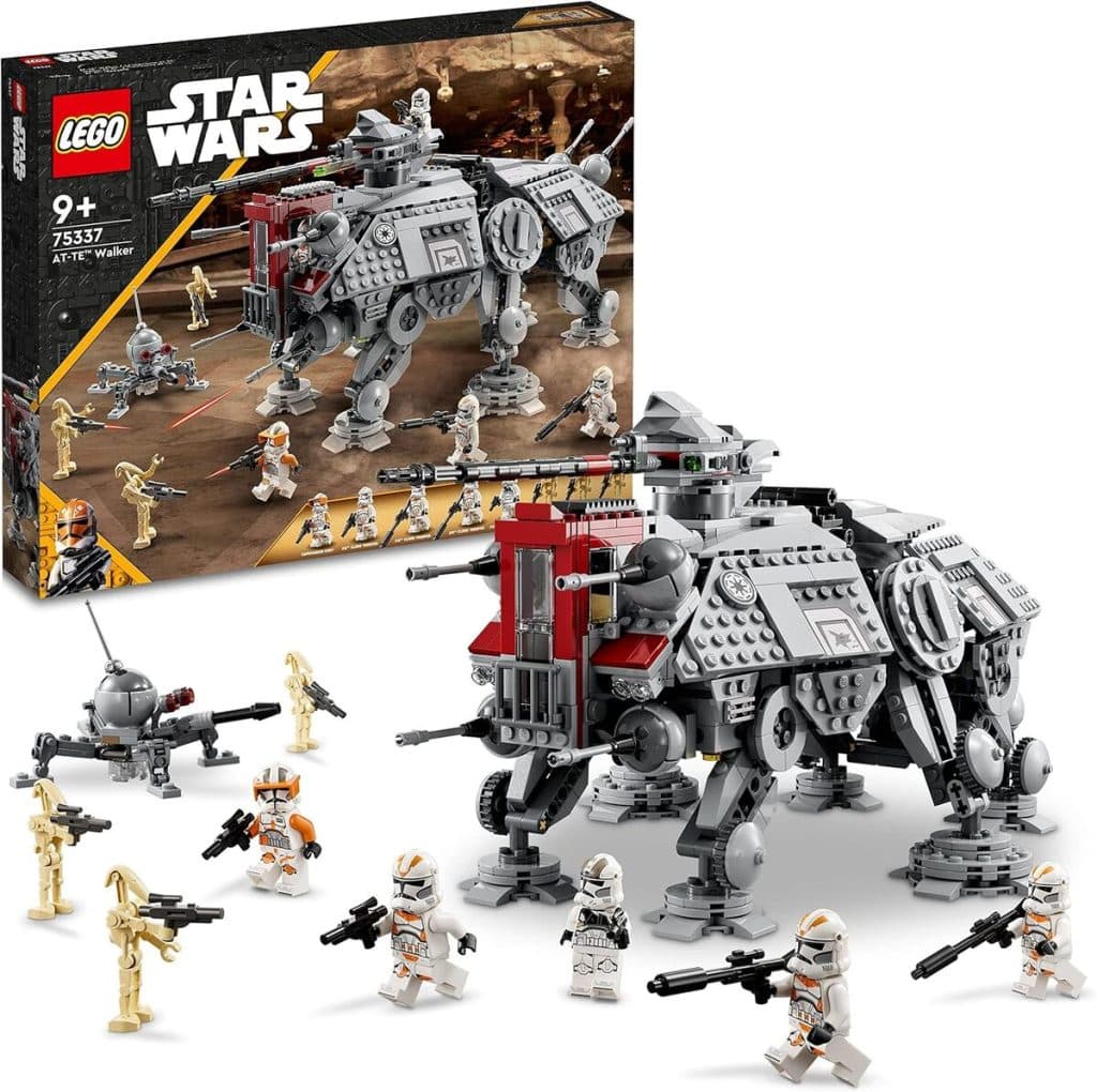 Test : lego Star Wars 75337 marcheur at-te et minifigurines