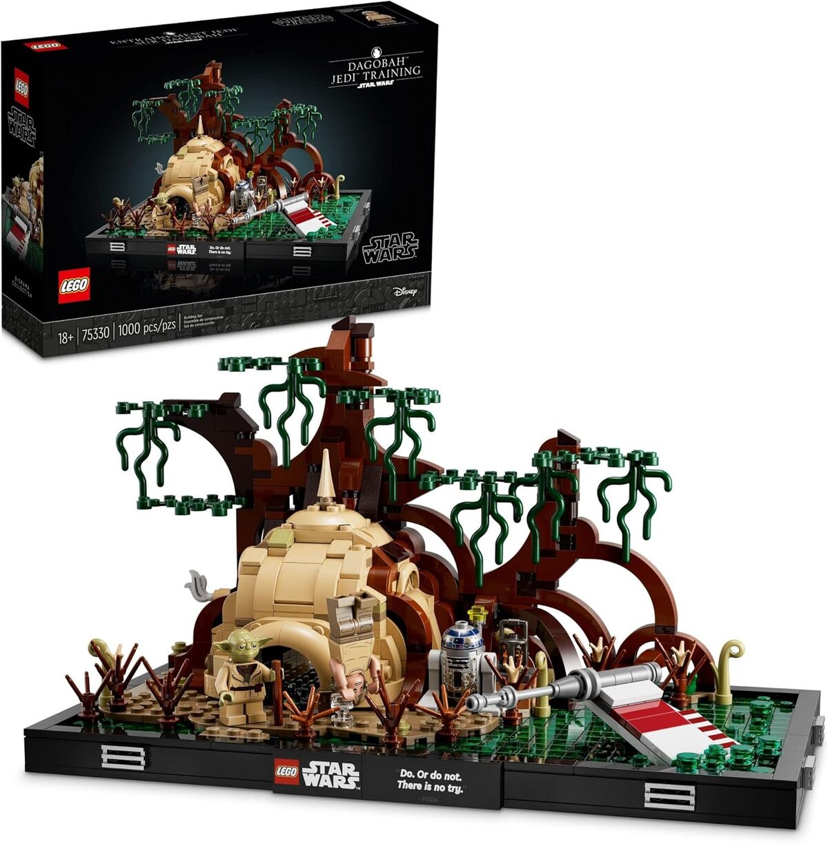 Test : lego Star Wars diorama Jedi Dagobah 75330