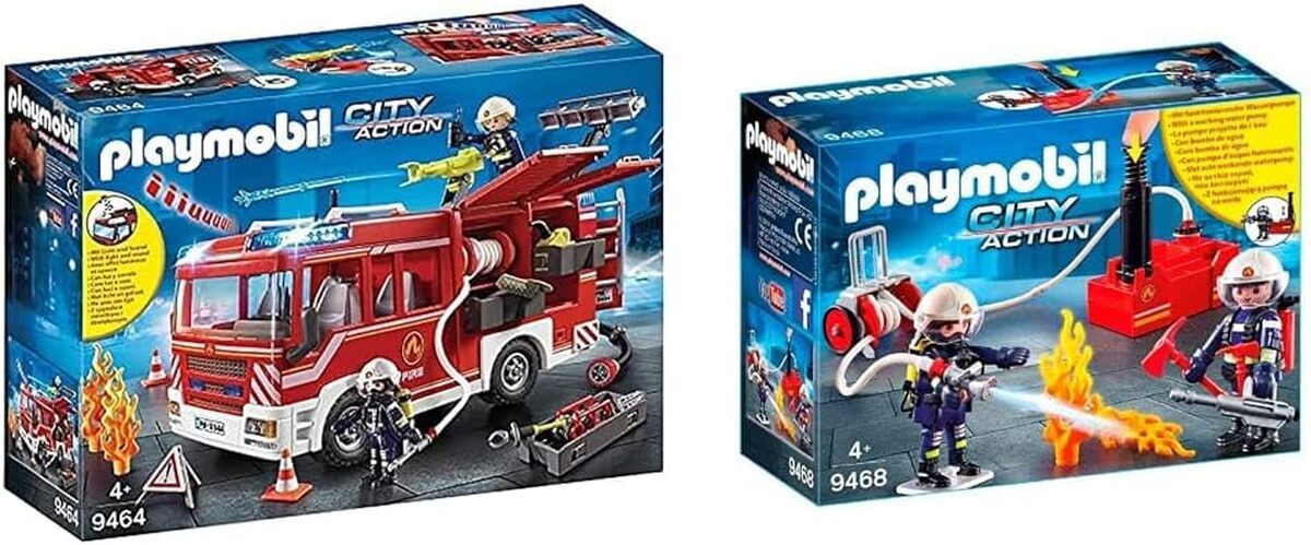 Test : playmobil 9464 fourgon d'intervention et matériel incendie
