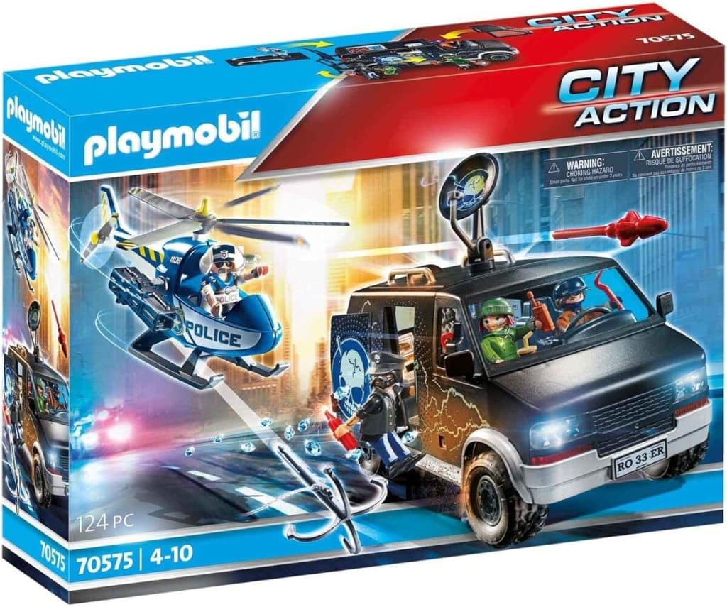 Test : playmobil City Action 70575, camion de bandits et policier