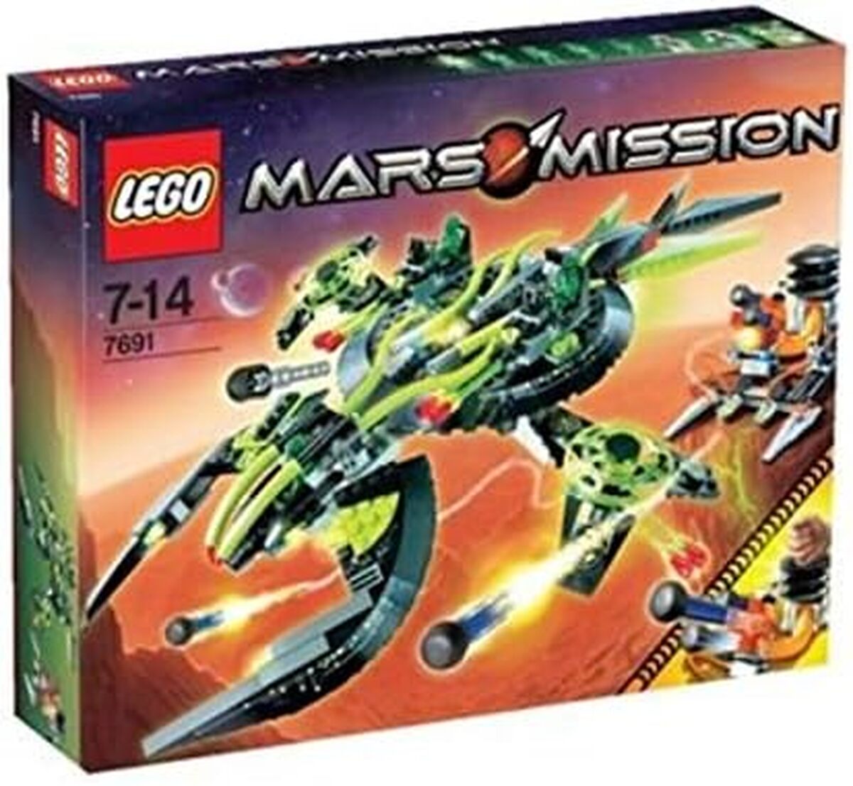 Test : vaisseau d'assaut Alien ETX par LEGO Mars Mission