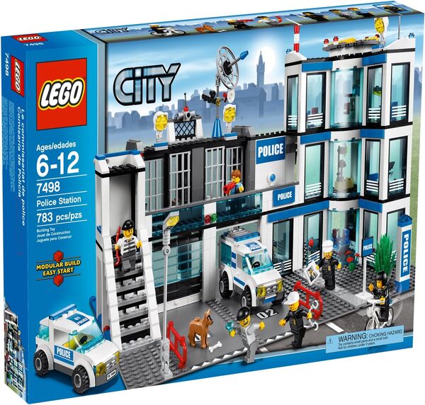 LEGO City - 7498 - Jeu de Construction - Le Commissariat de Police