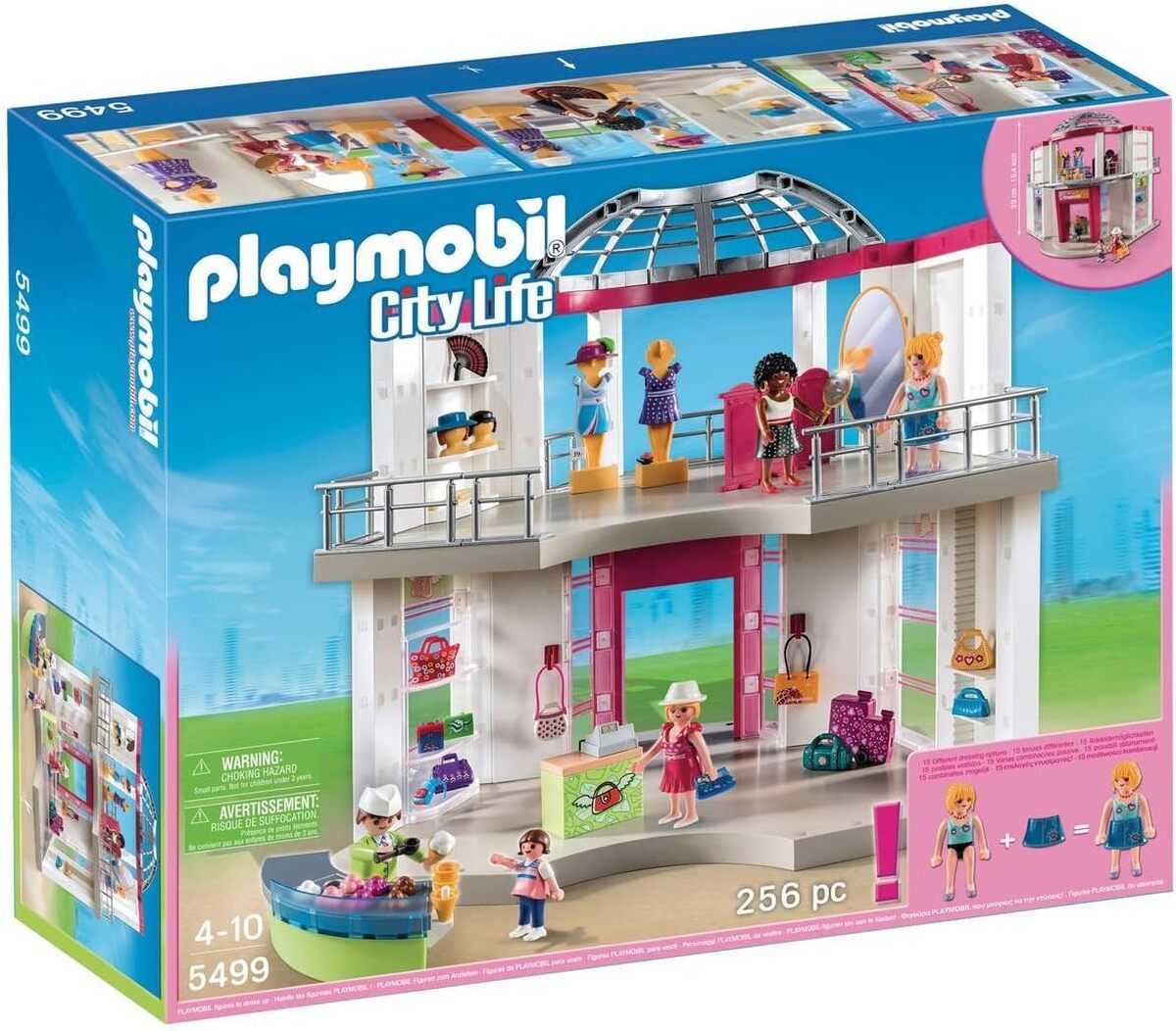 Test de la boutique de mode Playmobil 5499