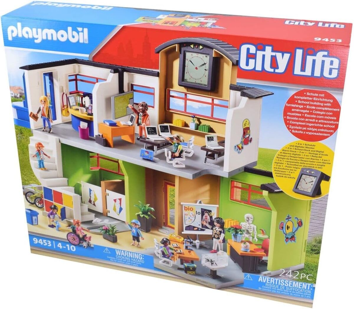 Test de l'école aménagée Playmobil 9453 City Life