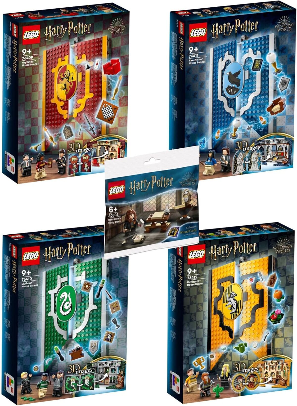 Test des bannières Lego Harry Potter : un voyage à travers les maisons de Poudlard