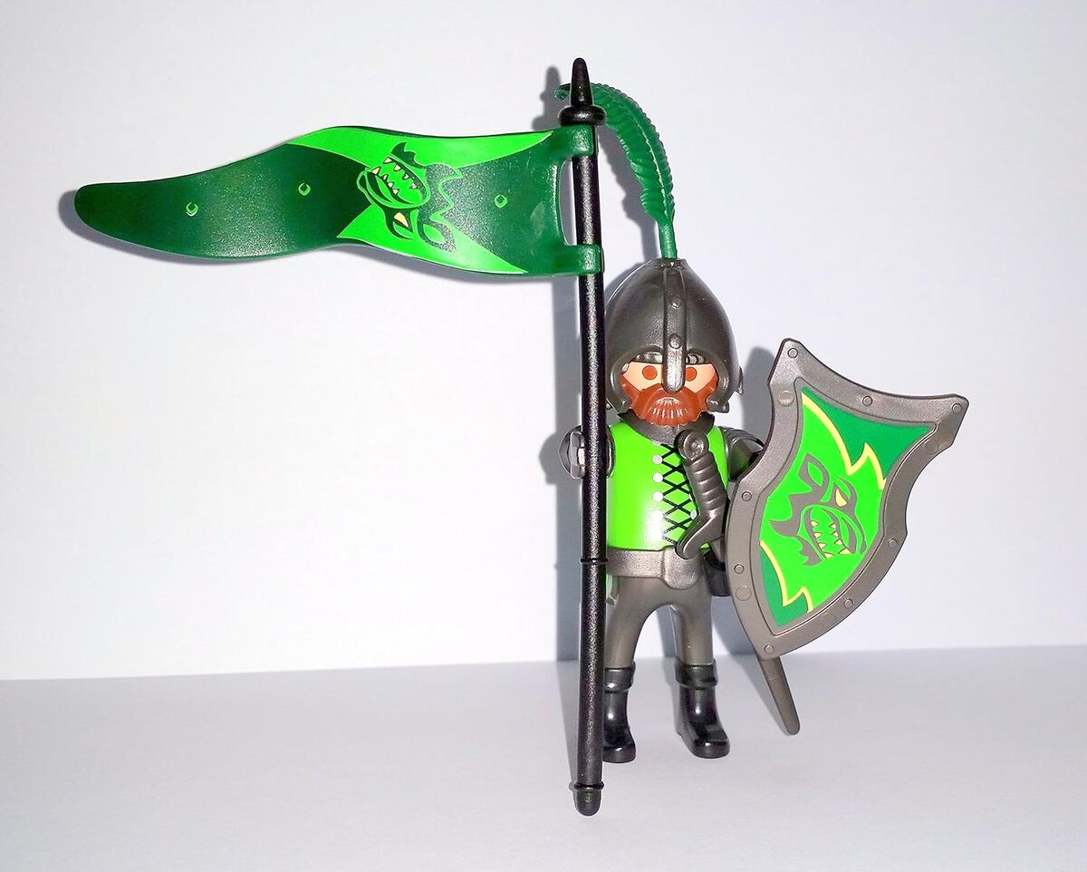 Test du chef des chevaliers du loup Playmobil 6384 : emballage plastique