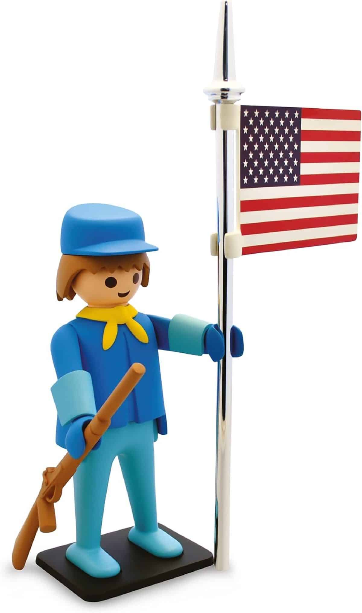 Test du Plastoy Playmobil Vintage : soldat américain multicolore