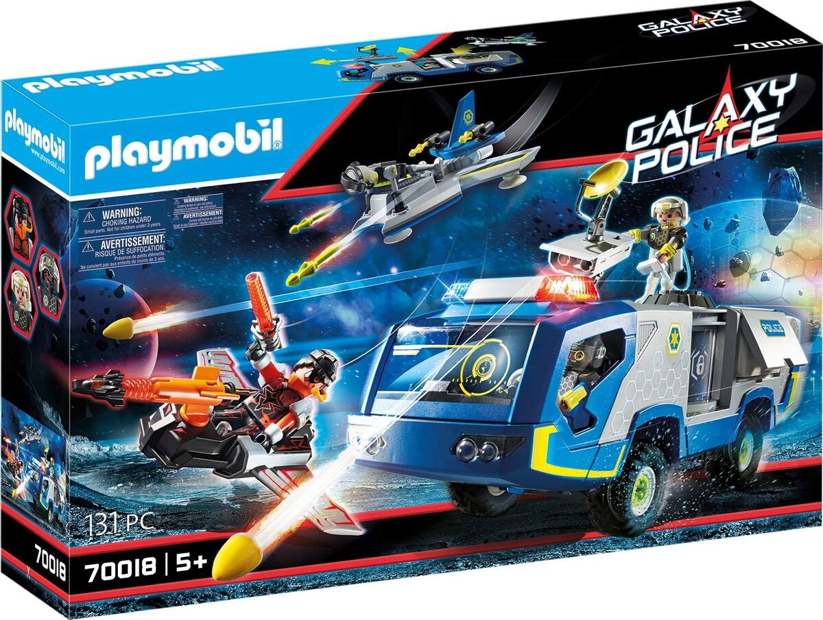 Test du véhicule des policiers de l'espace Playmobil