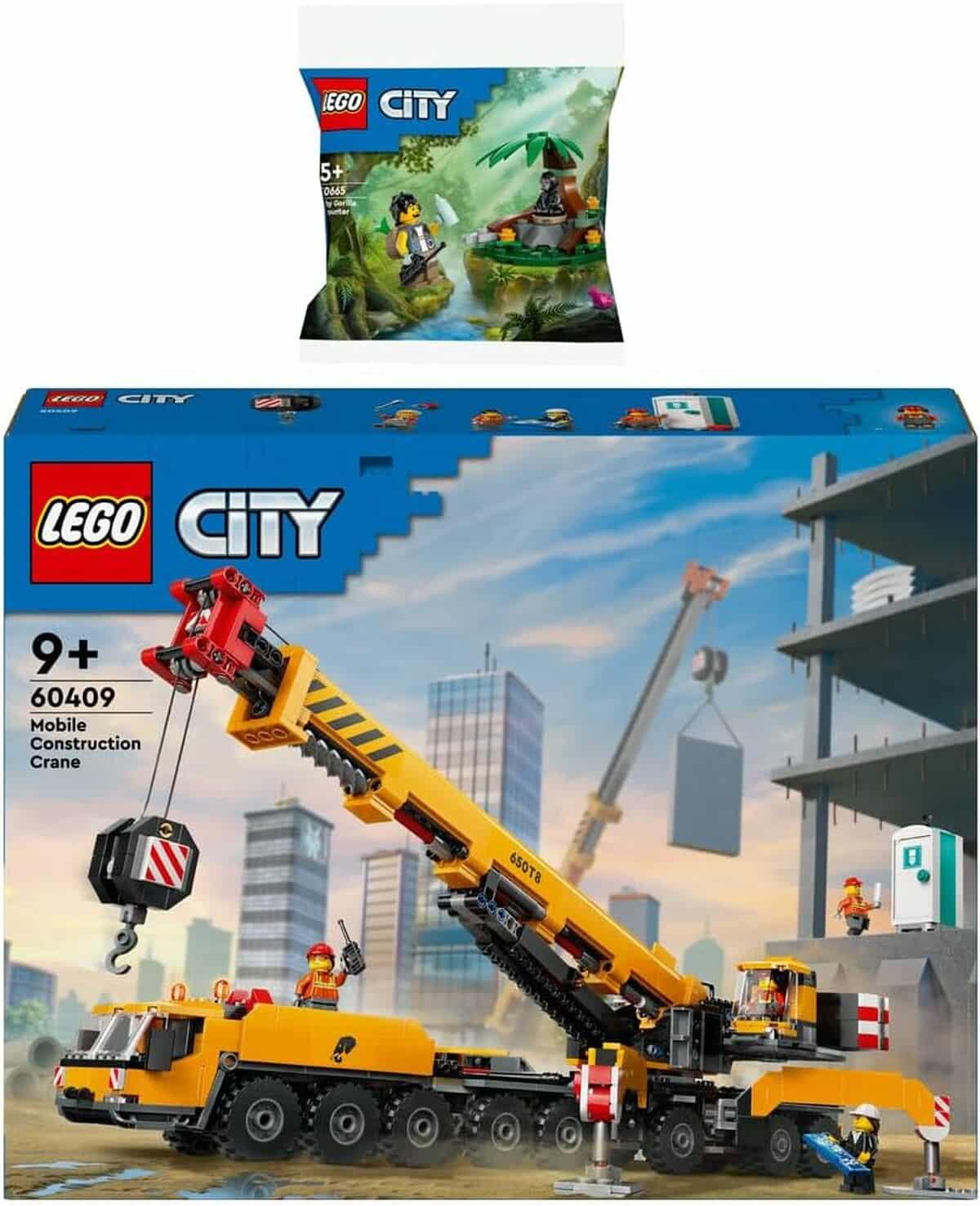 Test : grue de construction mobile Lego City 60409 et explorateur de la jungle 30665