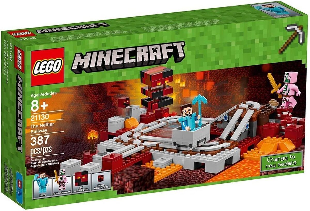 Test : lEGO - 21130 - Les rails du Nether en détails