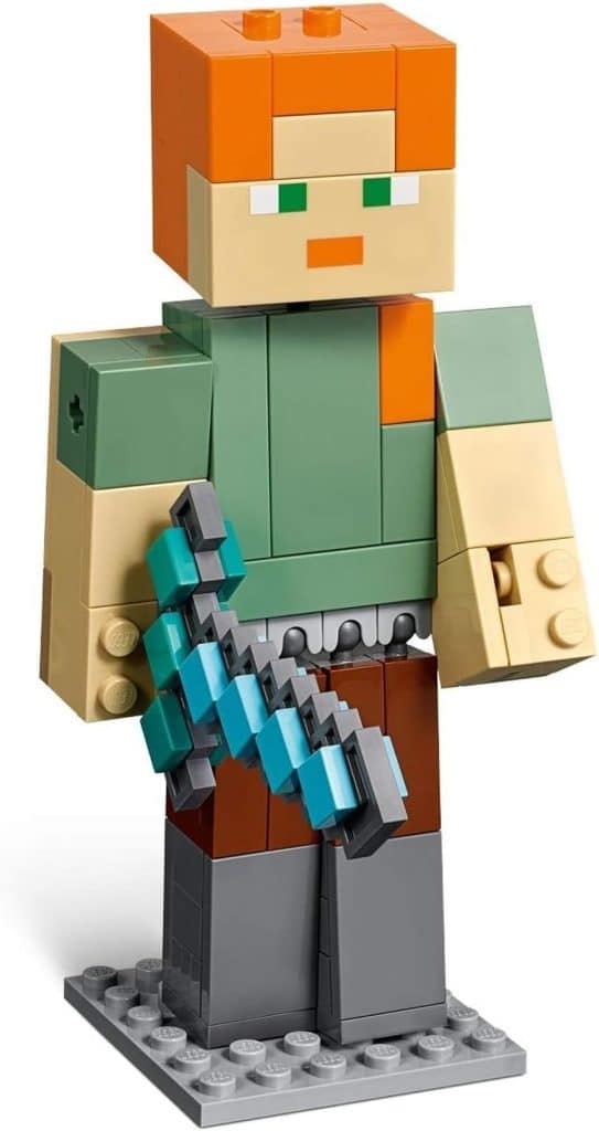 Test : lEGO 21149 minecraft bigfigurine Alex et son poulet