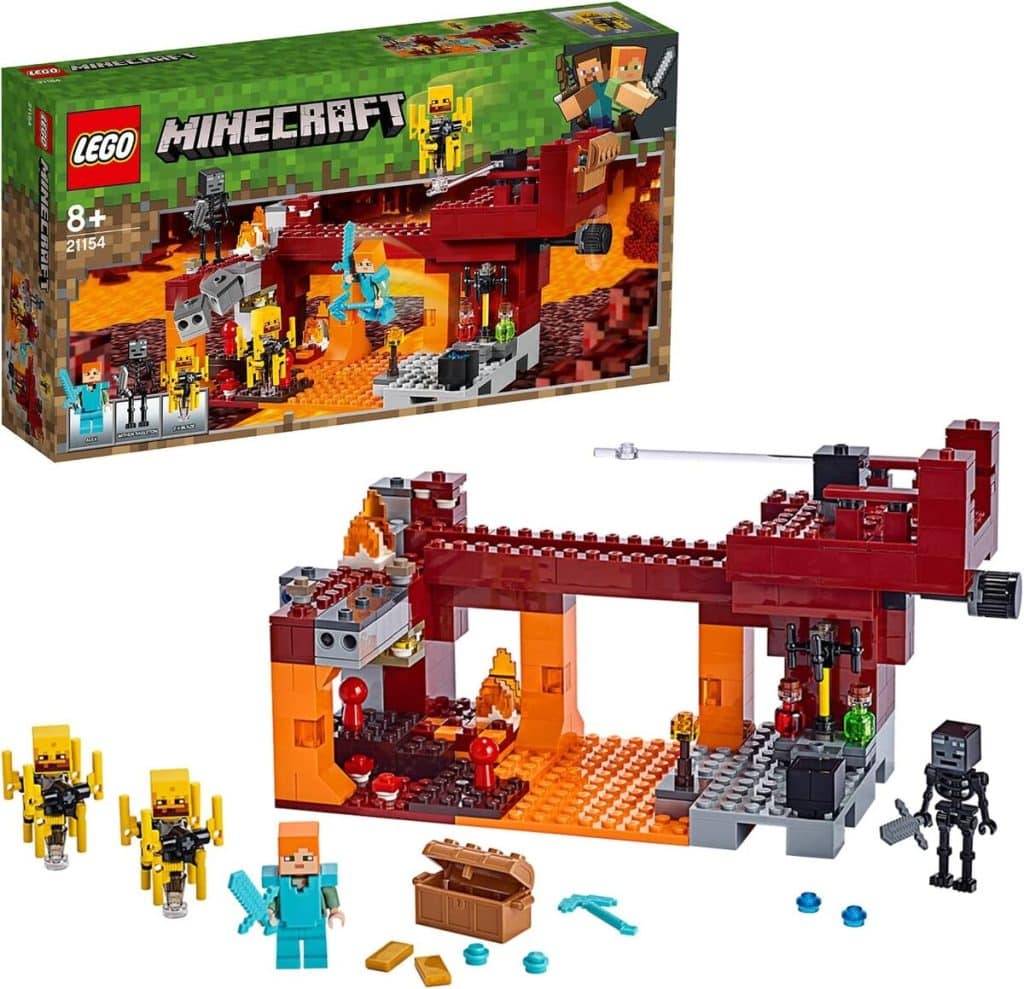 Test : lEGO 21154 Minecraft Le Pont de Blaze, immersion garantie