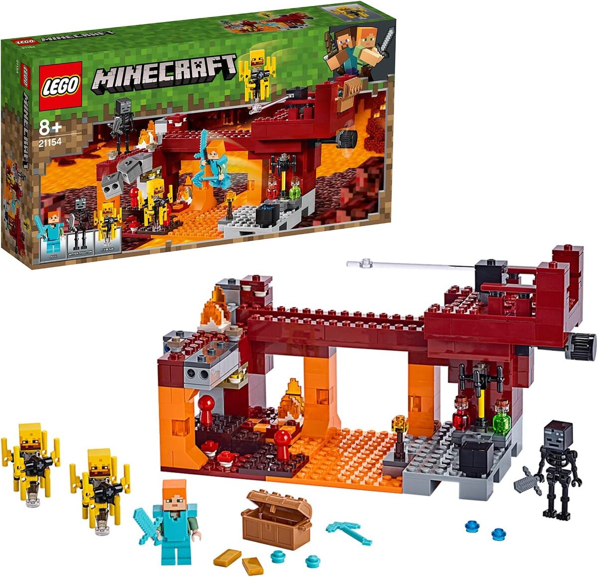 Test : lEGO 21154 Minecraft Le Pont de Blaze, immersion garantie