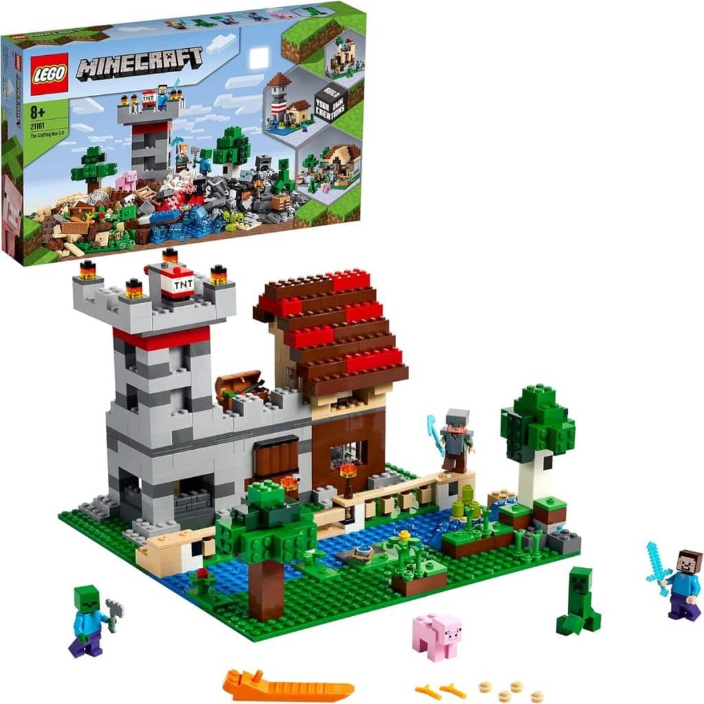 Test : lego 21161 minecraft boîte 3.0, château et ferme en un