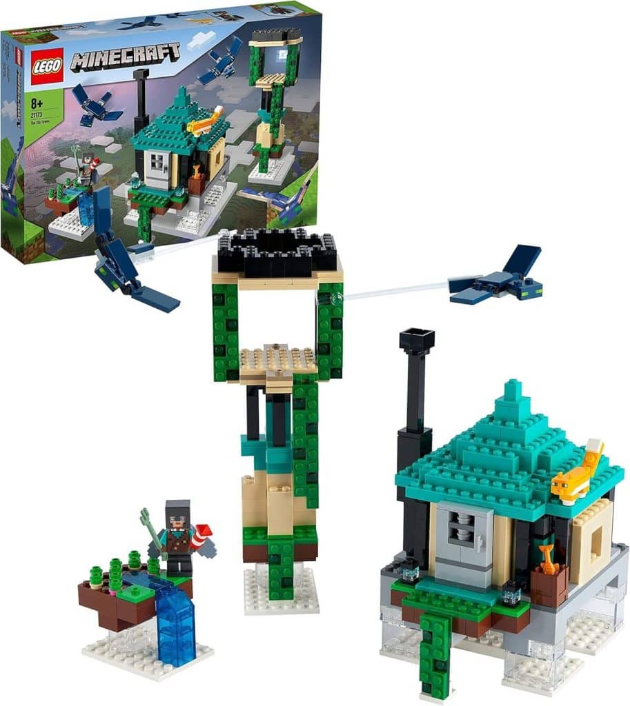 Test : lEGO 21173 minecraft la tour du ciel avec figurines