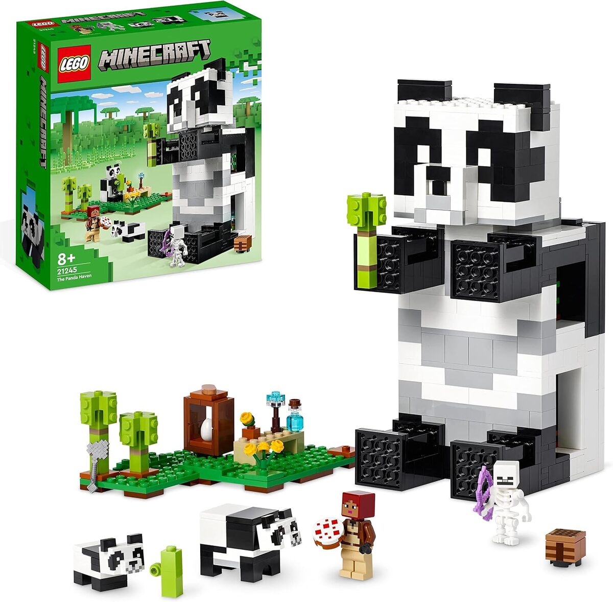 Test : lego 21245 minecraft le refuge panda, la maison amovible idéale pour enfants