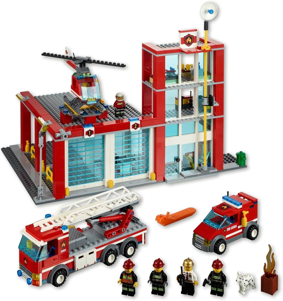 Test : lEGO City 60004 caserne de pompiers