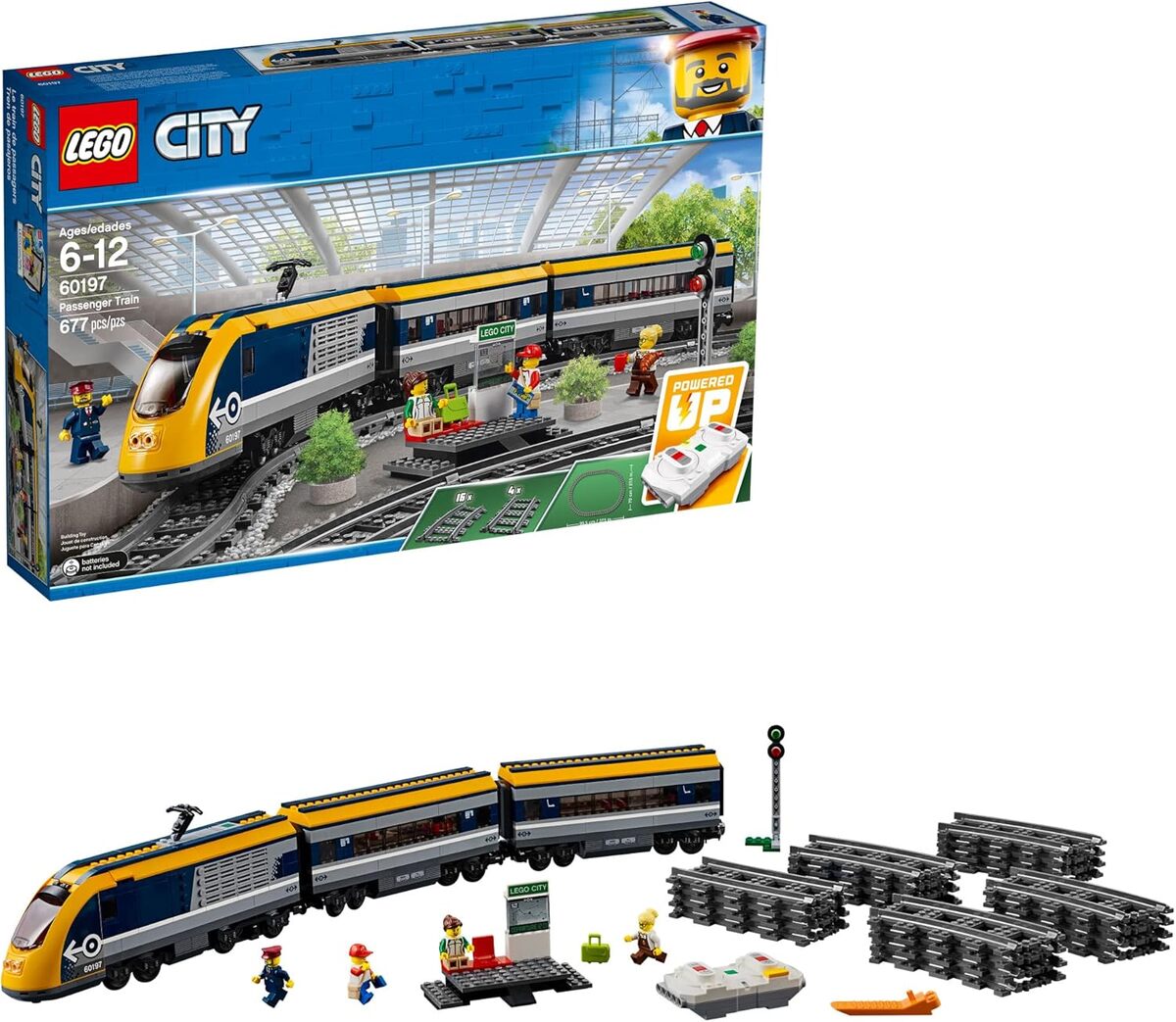 Test LEGO City 60197 : train de passagers captivant