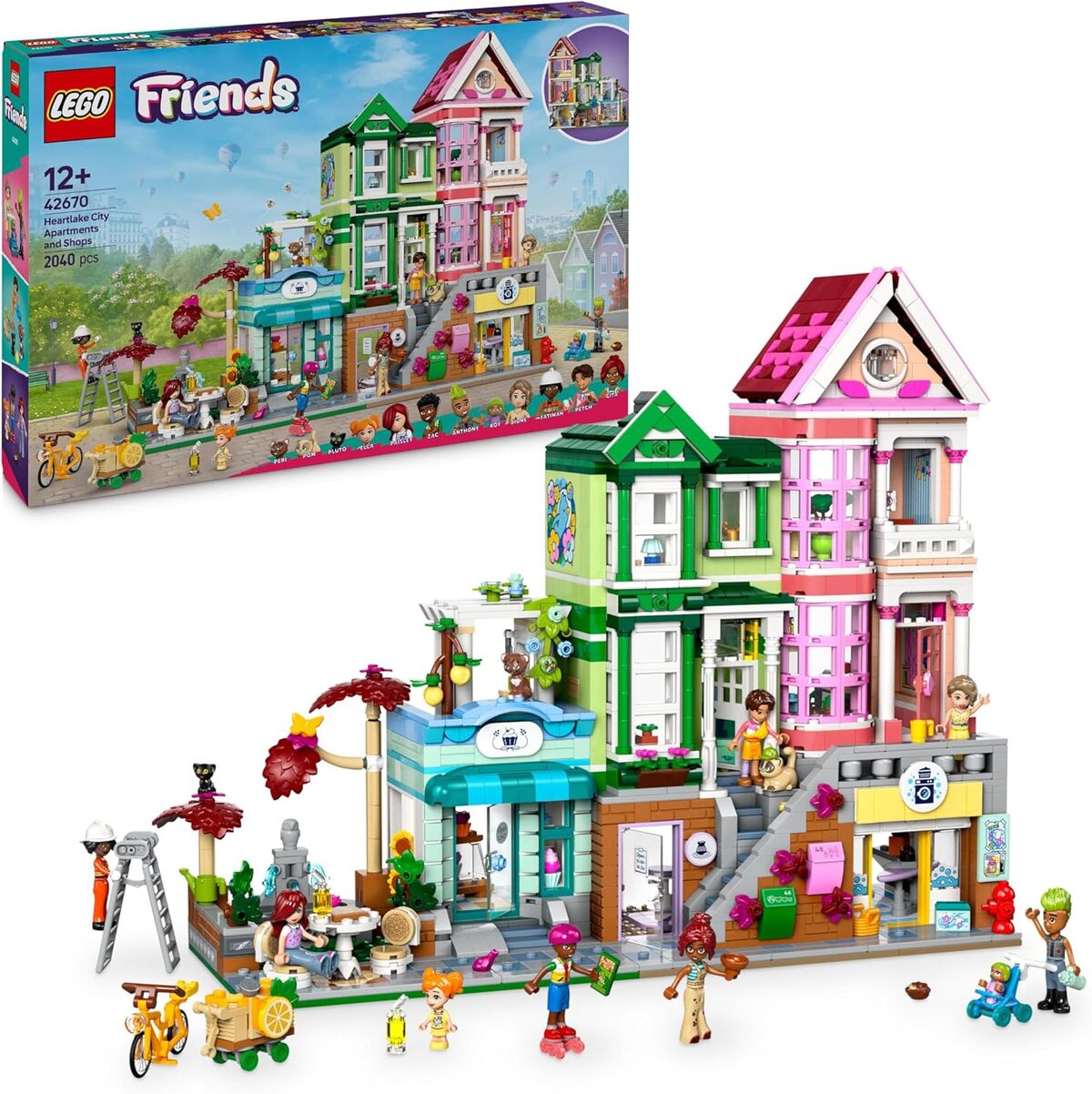 Test : lEGO Friends appartements et boutiques Heartlake City