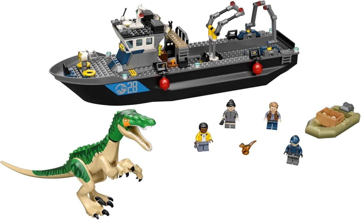 Test : lego Jurassic World Baryonyx Dinosaur Boat Escape 76942 pour enfants créatifs
