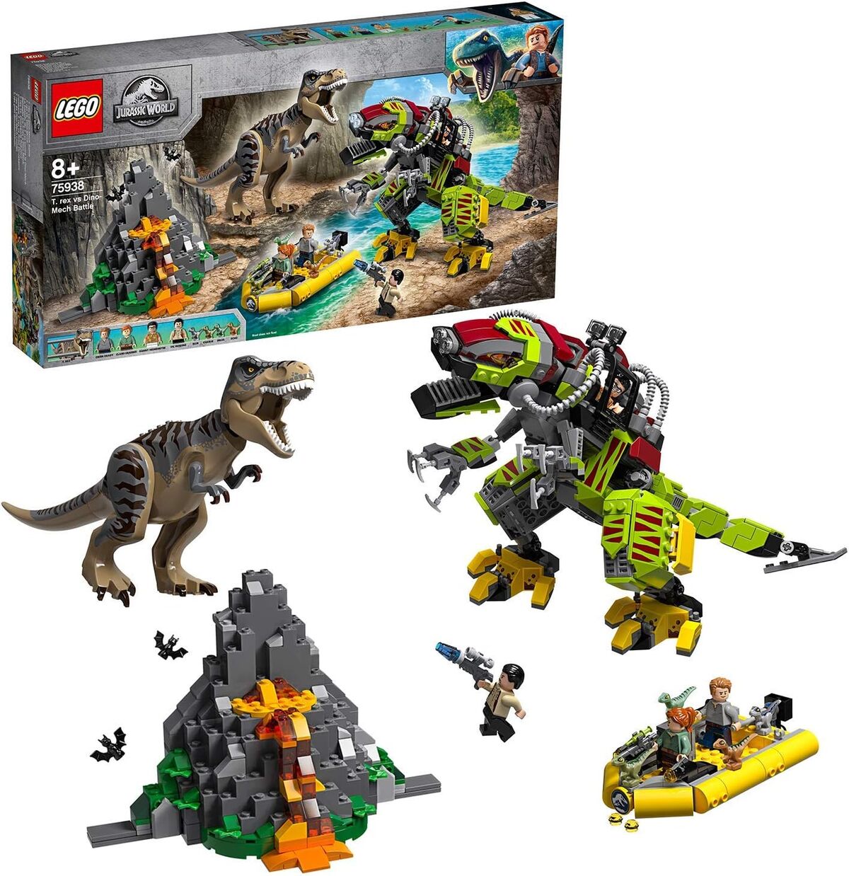 Test LEGO Jurassic World : la bataille T. rex vs Dino Mech, 716 pièces