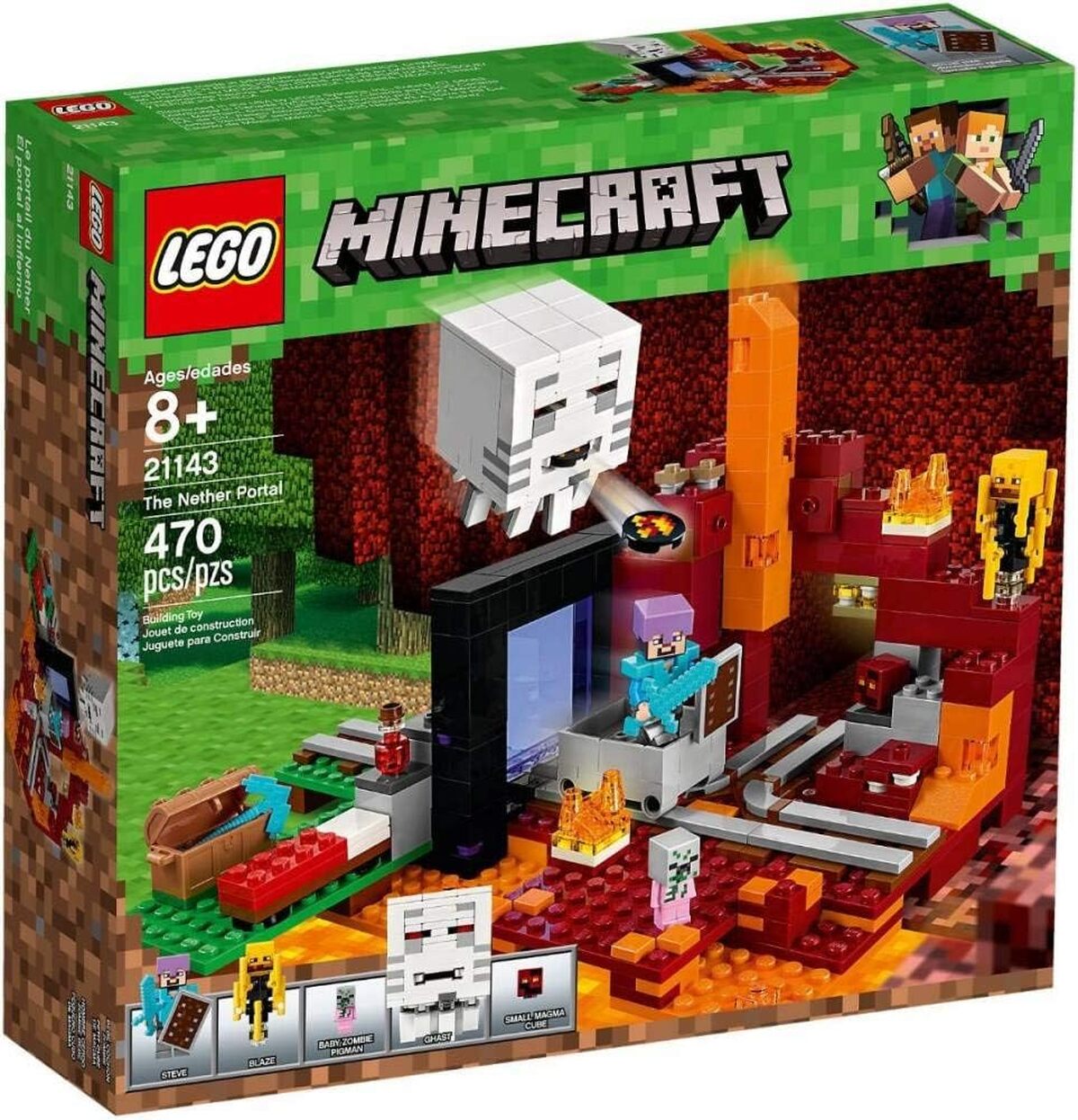 Test : lEGO Minecraft Le Portail du Nether 21143 (470 pièces)