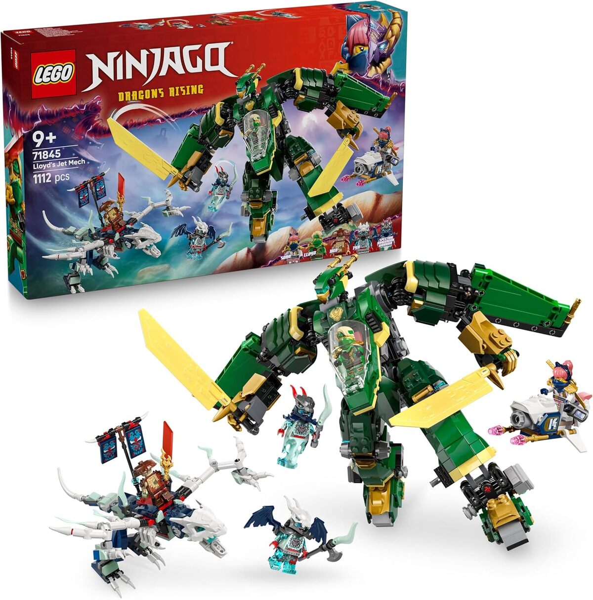 Test : lEGO Ninjago avion-robot de Lloyd 71845