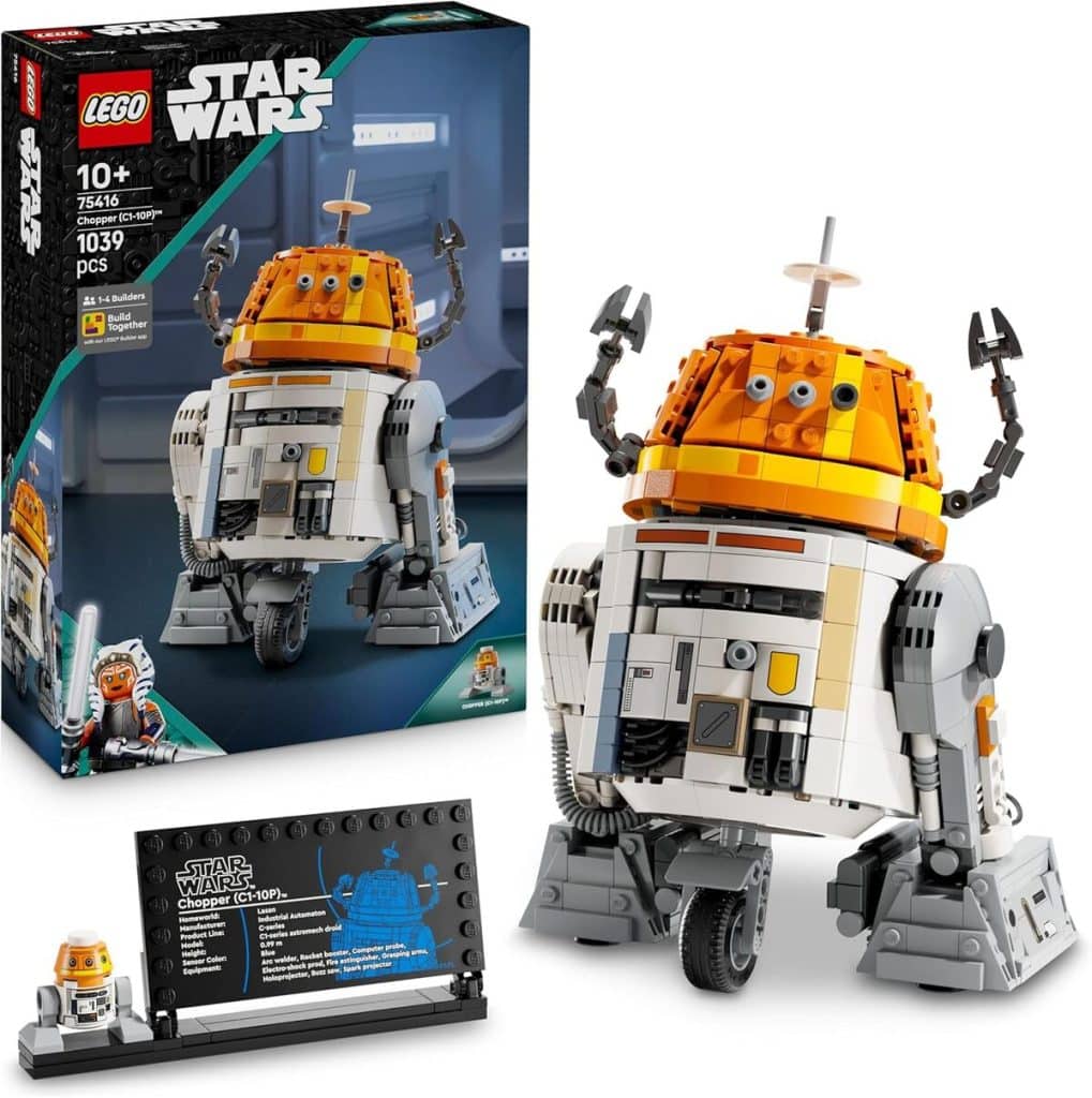 Test LEGO Star Wars : droïde astromécano Chopper C1-10P 75416