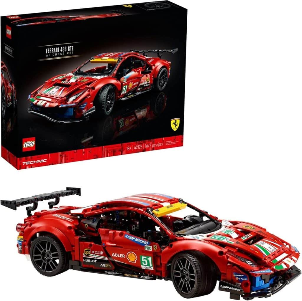 Test : maquette LEGO Ferrari 488 GTE 42125