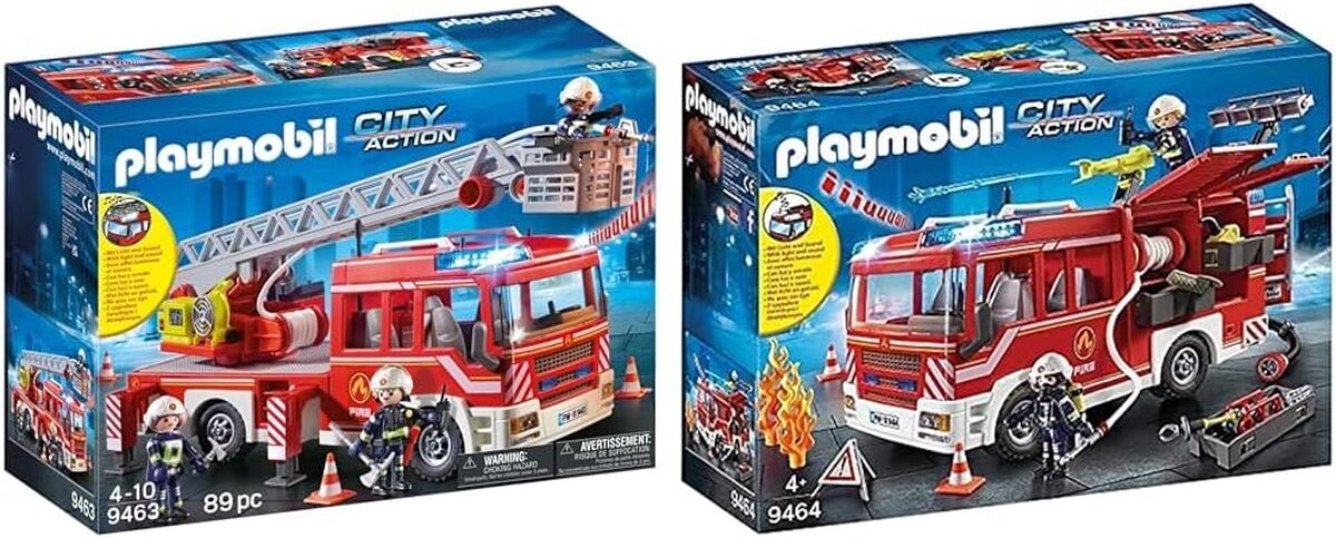 Test Playmobil : camion et fourgon de pompiers pour les jeunes héros