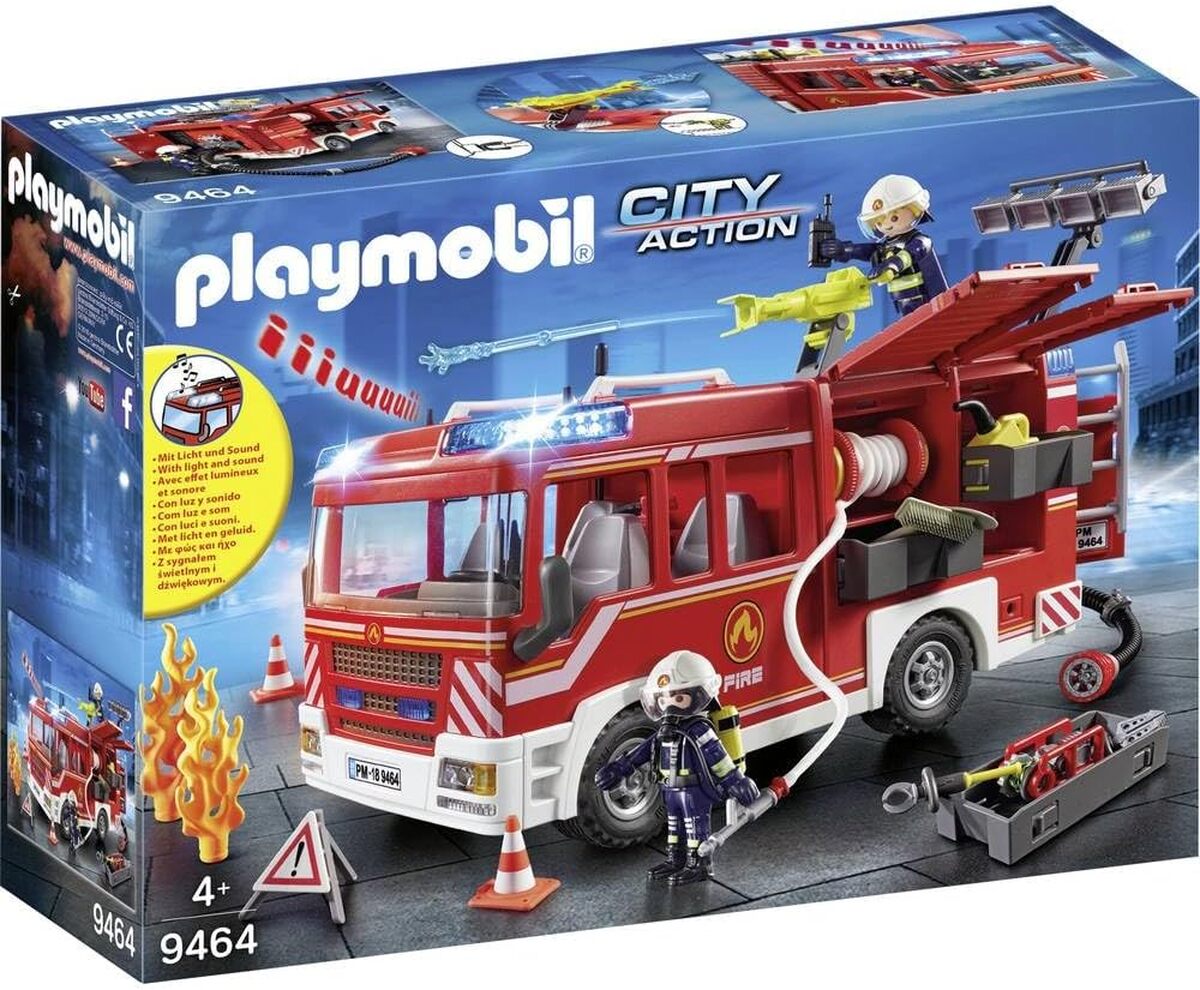 Test du fourgon d'intervention des pompiers 9464 de Playmobil