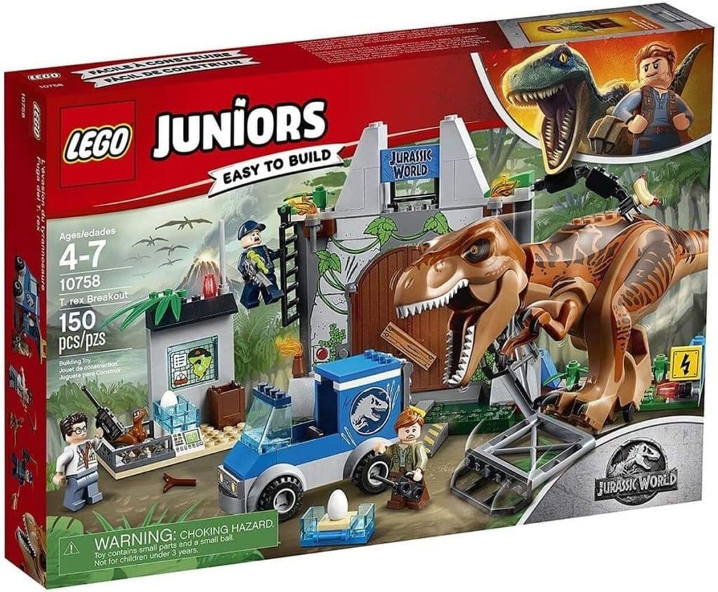 Test du jeu Lego Juniors 10758 : l'évasion du tyrannosaure
