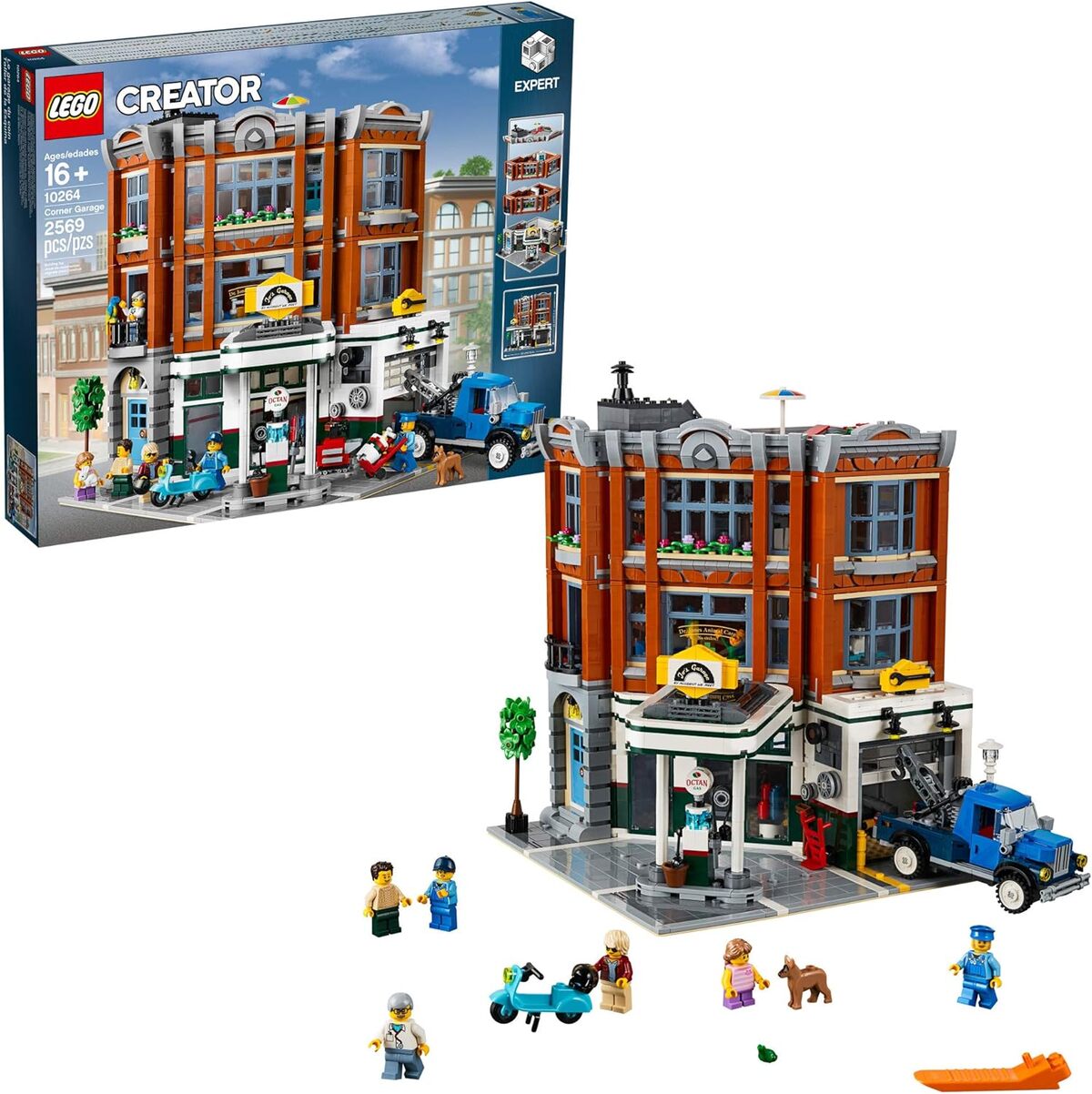 Test du lego Creator Expert Garage d'angle 10264 : 2569 pièces à assembler