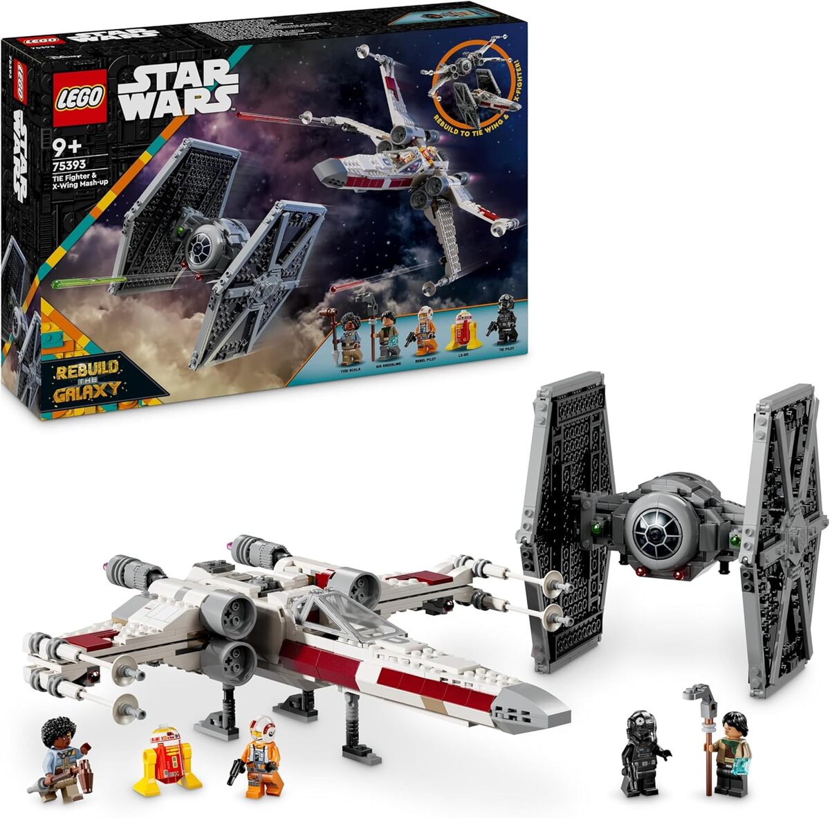 Test du LEGO Star Wars 75393 : tIE Fighter et X-Wing à combiner